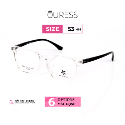 Gọng kính 8081 nhựa cao cấp siêu bền thời trang nam nữ OURESS
