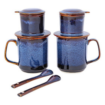 Bộ Cà Phê Men Xanh Sóng Biển S2 Đông Gia 