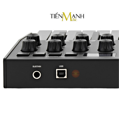Akai MPK Mini MK3 - Midi Compact Keyboard Controller Bàn Phím Sáng Tác Sản Xuất Âm Nhạc Producer Hàng Chính Hãng - Kèm Móng Gẩy DreamMaker