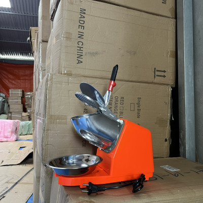 Máy Bào Đá, Máy Bào Đá Tuyết 2 LƯỠI, 2 NẮP Công Suất 300W/500W Thương Hiệu Doron