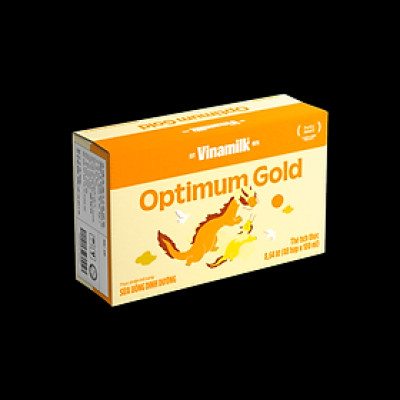 Thùng 48 Hộp Sữa Bột Pha Sẵn Vinamilk Optimum Gold 180ml