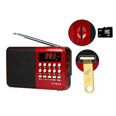 Máy Nghe Nhạc Cắm Thẻ Nhớ, USB, FM L-62 Nghe Hay