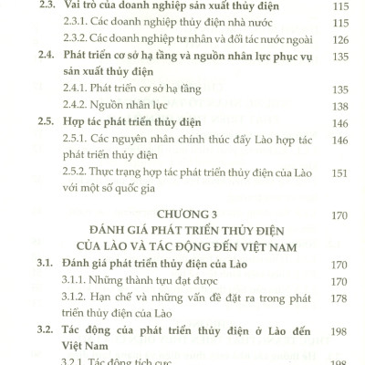 Phát Triển Thủy Điện Của Lào Và Tác Động Đến Việt Nam (Sách chuyển khảo)