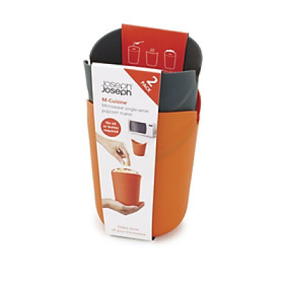 Bộ 2 ly silicone làm bỏng ngô trong lò vi sóng Joseph Joseph M-Cuisine Hàng chính hãng