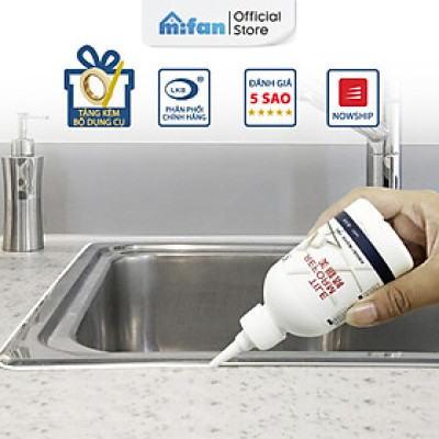 Keo Sơn Kẻ Chỉ Gạch Cao Cấp LKB 280ml Tile Reform - Keo chà ron sứ trám mạch gạch sàn nền nhà tắm, tường, bồn rửa chén, bồn cầu - Tặng kèm bộ dụng cụ