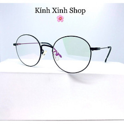 Kính Mắt tròn Kim loại sang chảnh cao cấp (ĐEN)