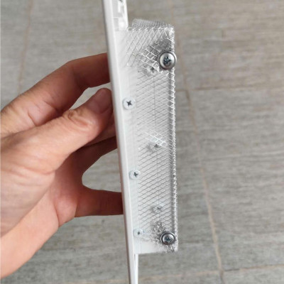 cửa gió louver nan Z 200x200 kèm lưới chắn côn trùng lắp thông gió tránh hắt mưa