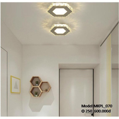 MKPL_69+71 Đèn mâm áp trần phale chuẩn K9, đèn tô điểm phòng khách, đèn tô điểm trần hiện đại DT