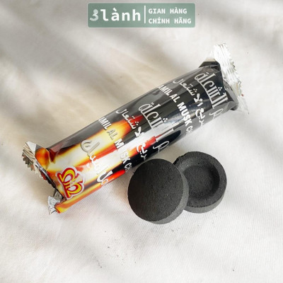 Than Hoạt Tính Xông Đốt Trầm Hương 3 Lành Dạng Viên Ống 10 Viên An Toàn Sức Khỏe Ít Khói Không Mùi