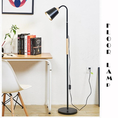 Đèn cây đứng trang trí nội thất phòng khách SOLOCHI DC9020 - Kèm bóng LED bảo vệ thị lực tốt