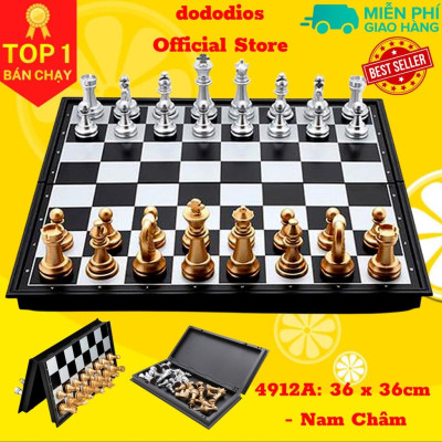 Cờ vua nam châm cao cấp - 36x36cm - Chính hãng dododios