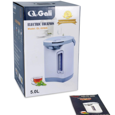 Bình Thuỷ Điện Gali GL-5050A Dung tích 5L nhỏ gọn, Thân bằng nhựa nguyên sinh cao cấp, lòng trong bằng Inox 304 dày chất lượng. Hàng chính hãng chất lượng cao bảo hành 24 tháng.