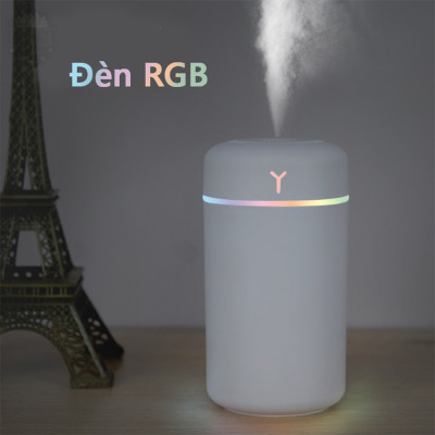 Máy Phun Sương Besti BTY01 Cao Cấp - Tạo Ẩm Không Khí Và Giữ Ẩm Da 420ml - Thiết Kế Nhỏ Gọn, Không Gây Tiếng Ồn - Máy Tạo Ẩm Không Gian Thư Giãn Tích Hợp Đèn Ngủ RGB Nhiều Màu Để Bàn Tiện Lợi, Có Chế Độ Tự Ngắt Khi Hết Nước - Hàng Chính Hãng