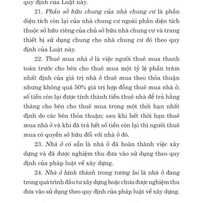 Luật nhà ở 2023 (sửa đổi, bổ sung năm 2024)