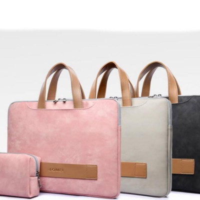 Túi xách da, cặp xách da chống sốc cho macbook, laptop, surface cao cấp