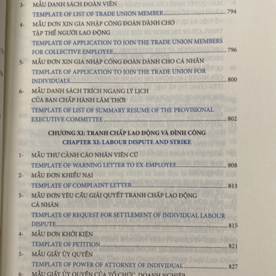 Các Biểu Mẫu Nhân Sự Khó Tìm Liên Quan Đến Pháp Luật Lao Động