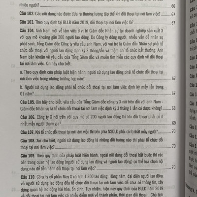 500 Câu Hỏi Và Tình Huống Giải Quyết Các Vướng Mắc, Tranh Chấp Lao Động Theo Bộ Luật Lao Động Năm 2019