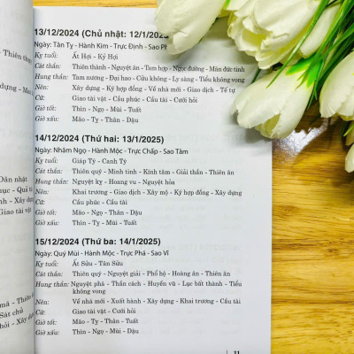 Ngày lành tháng tốt năm Ất Tỵ 2025 - Lê Quý Ngưu