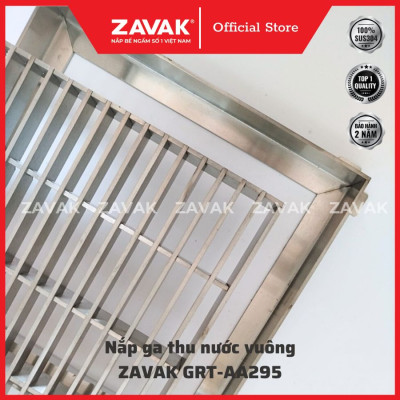 Rãnh Thoát nước vuông Inox 304 ZAVAK Grating GRT-AA295