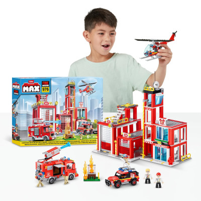 Đồ Chơi Lắp Ráp Trạm Cứu Hóa 976 Mảnh Max Build More 83165