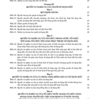 Luật Đất đai (sửa đổi, bổ sung năm 2024) và các văn bản hướng dẫn thi hành