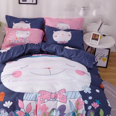 Bộ drap và vỏ chăn cotton Classic Kid VCK2016 ( 4 món )