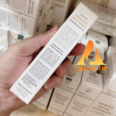 Kem BB PEONY WHITE - TINTED PROTECTIVE MOISTURISER - Chống Nắng - Bật Tone (IVORY/BEIZE) SPF 30+ - Che Khuyết Điểm 25ml