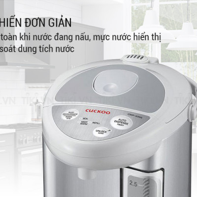 Bình Thủy Điện Cuckoo CWP-333G - 3.3L - Hàng Chính Hãng