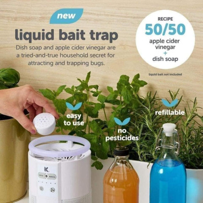 Đèn bắt muỗi trong nhà của KATCHY DUO 2 IN 1 - Model mới nhất 2022 Hàng chính hãng