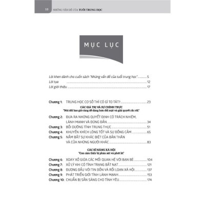 Những Vấn Đề Của Tuổi Trung Học