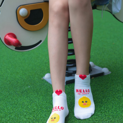 Tất vớ nữ cổ ngắn hình thú Kikiya cao cấp Hàn Quốc W-A-007