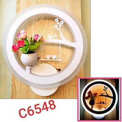 Đèn treo tường tô điểm hình tròn, đèn treo tường phòng ngủ, đèn decor DT