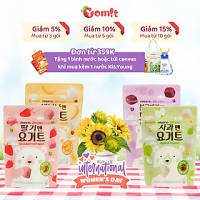 [COMBO] 4 GÓI SỮA CHUA HOA QUẢ SẤY YOMIT HÀN QUỐC CHO BÉ
