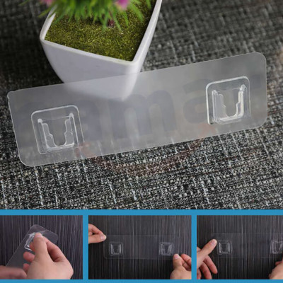 Miếng Dán Chữ U Đôi 20cm Dự Phòng Thay Thế Dán Kệ Nhà Tắm Treo Tường Siêu Dính