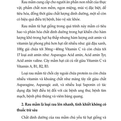 Nông Nghiệp Xanh, Sạch - Kỹ Thuật Trồng Rau Mầm