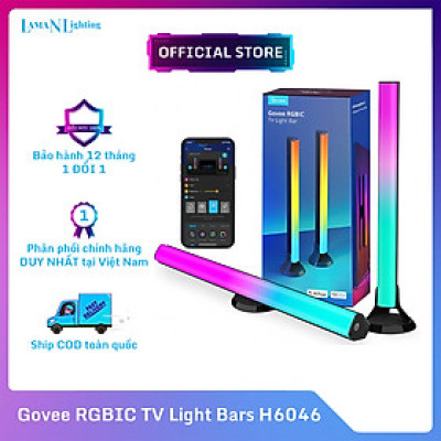 Thanh Đèn LED RGBIC để bàn Govee Flow TV Light Bars H6046 (55-75