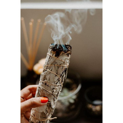 Combo THANH TẨY & BẢO VỆ gồm 2 thanh palo santo và 2 bó xô bảo vệ Bạch đàn (Eucalyptus smudge stick)