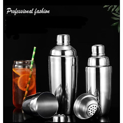Bình lắc Coktai Inox nhà hàng quán bar pha chế đồ uống nhiều size lựa chọn