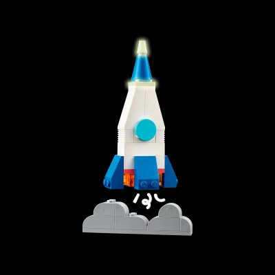 Đồ Chơi Lắp Ráp Bộ Gạch Sáng Tạo Chủ Đề Không Gian - Creative Space Planets - Lego Classic 11037 (450 Mảnh Ghép)