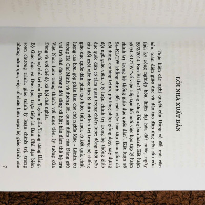 GIÁO TRÌNH TƯ TƯỞNG HỒ CHÍ MINH (DÀNH CHO BẬC ĐẠI HỌC HỆ KHÔNG CHUYÊN LÝ LUẬN CHÍNH TRỊ)