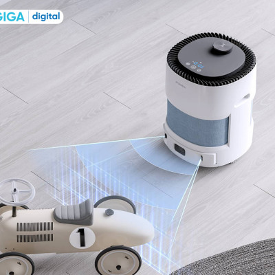 Robot Lọc Không Khí Ecovacs Airbot Andy Pro Kết Nối App Diệt Khuẩn UV - Hàng Chính Hãng