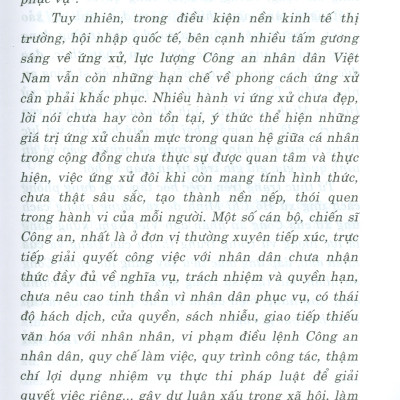 Xây Dựng Phong Cách Ứng Xử Của Công An Nhân Dân Theo Phong Cách Hồ Chí Minh