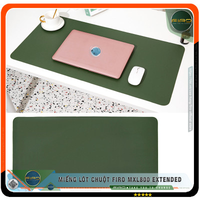 Lót Chuột FIRO - Pad Chuột FIRO - Miếng Lót Chuột Cỡ Lớn MXL800 EXTENDED 80cmx40cm - Chất Liệu Da PU Cao Cấp - Tấm Lót Chuột Và Bàn Phím Chơi Game - Tấm Trải Bàn Làm Việc - Thiết Kế 2 Mặt Tiện Lợi - Hàng Chính Hãng FIRO