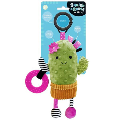 Móc Treo Nhồi Bông Cây Xương Rồng - Squish And Snugg On The Go Cactus