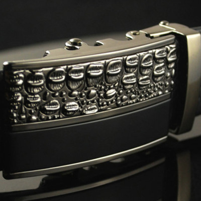 Thắt Lưng Nam Cao Cấp AT Leather P104 - Đen