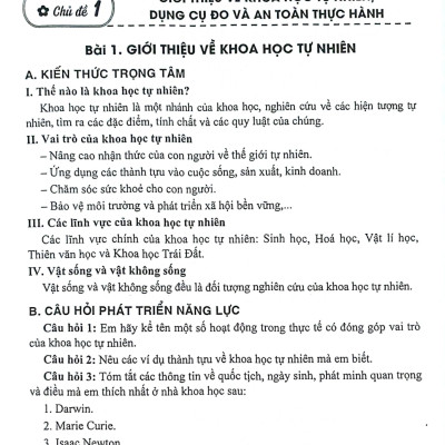 Bồi Dưỡng Học Sinh Giỏi Khoa Học Tự Nhiên 6 (Dùng Chung Cho Các Bộ SGK Hiện Hành) - HA