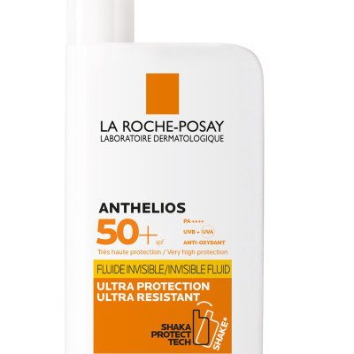 Bộ chống nắng không nhờn rít La Roche-Posay Anthelios Shaka Fluid 50ml & Nước Tẩy Trang Làm Sạch Sâu Cho Da Nhạy Cảm La Roche-Posay Micellar Water Ultra Sensitive Skin 100ml