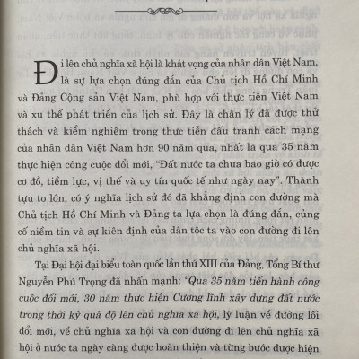 Một Số Vấn Đề Lý Luận Và Thực Tiễn Về Chủ Nghĩa Xã Hội Và Con Đường Đi Lên Chủ Nghĩa Xã Hội Ở Việt Nam