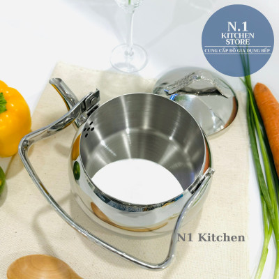 Ấm inox cao cấp Korkmaz Tombik - Hàng Chính Hãng