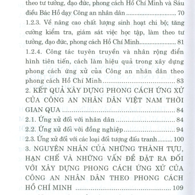 Xây Dựng Phong Cách Ứng Xử Của Công An Nhân Dân Theo Phong Cách Hồ Chí Minh
